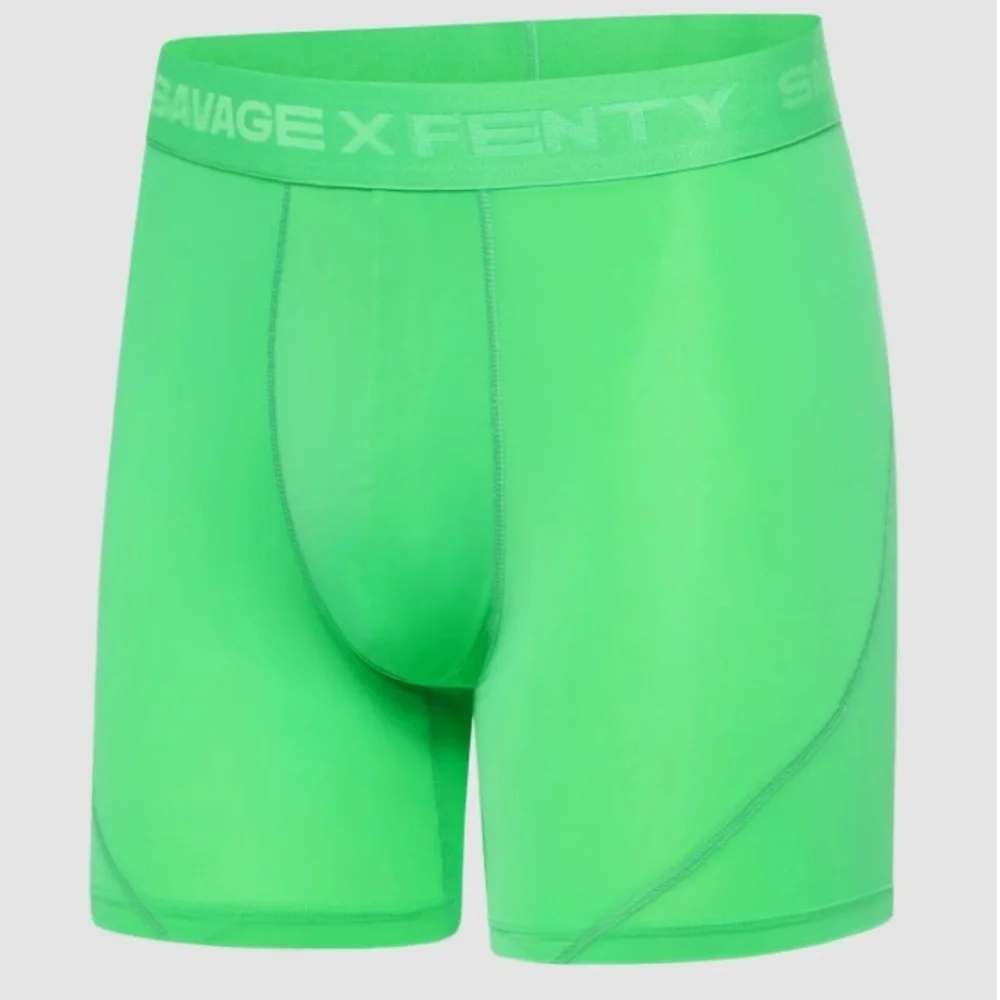 NWT Savage X Fenty SHADOW FIT BOXER‎ BRIEFS Pure Green XS